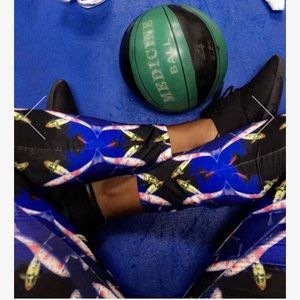 Koi Argyle Leggings made from recycled fabric